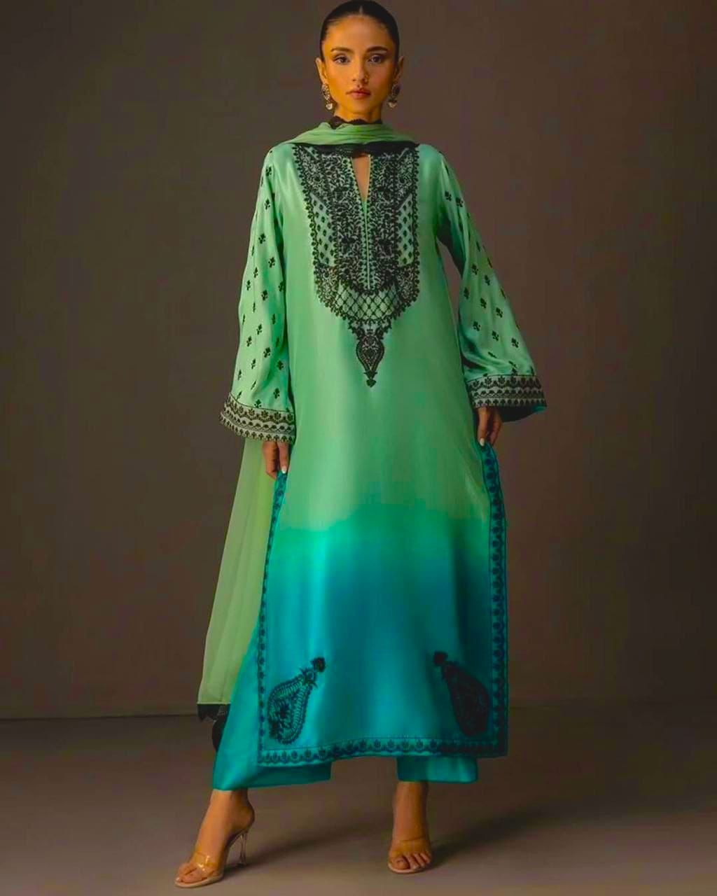 shamooz silk printed unstitched