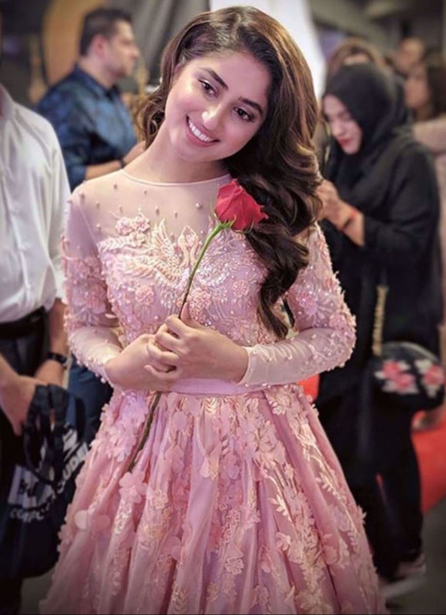 NOMI ANSARI maxi net embroidered sequence unstitched 3pc