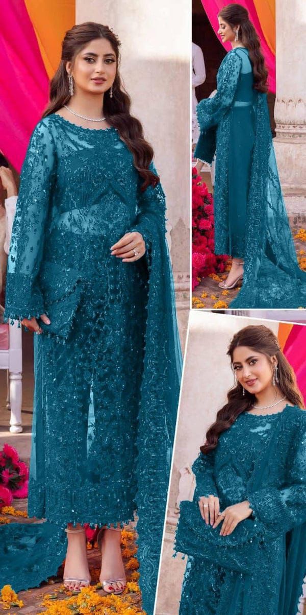 KANWAL MALIK net embroidered handwork