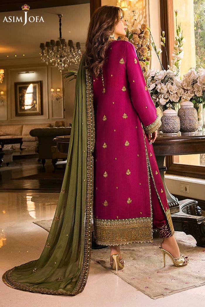 ASIM JOFA chiffon embroidered