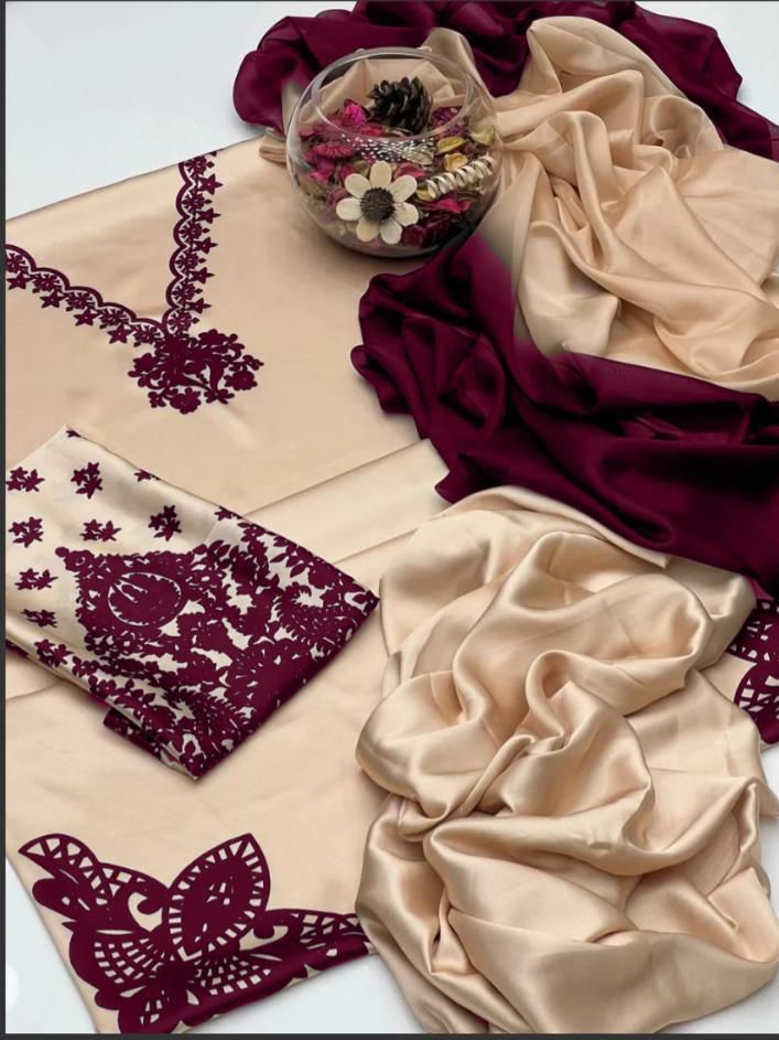 shamooz silk printed unstitched 3pc