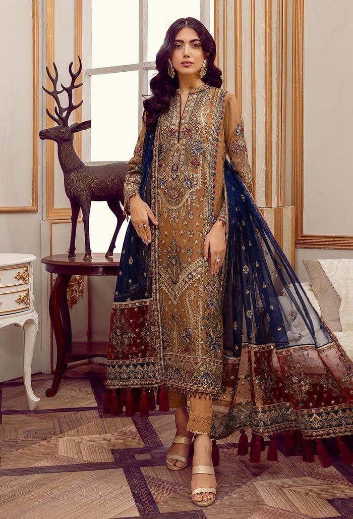 ADAN LIBAS organza embroidered party wear
