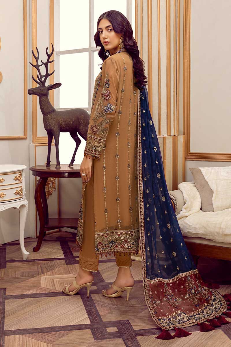 ADAN LIBAS organza embroidered party wear
