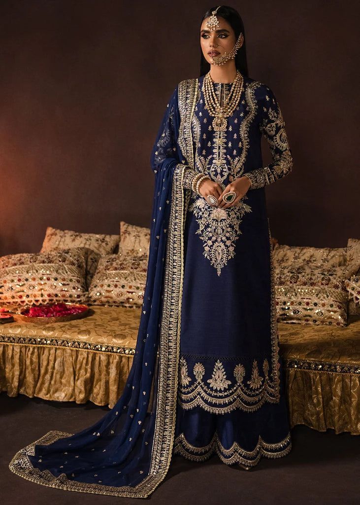 elvet embroidered copper zari work luxury