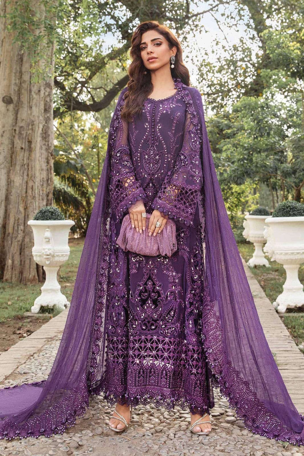 MARIA.B chiffon embroidered hand