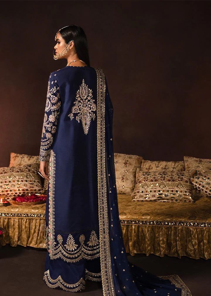 elvet embroidered copper zari work luxury